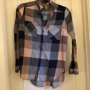 H&M plaid shirt size 2